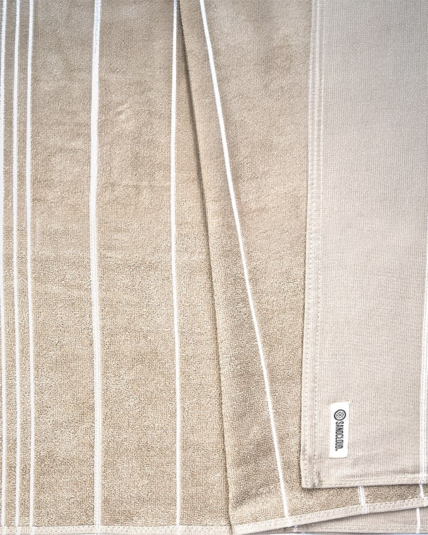 Classic Fringeless XL Bath Bundle - Sand
