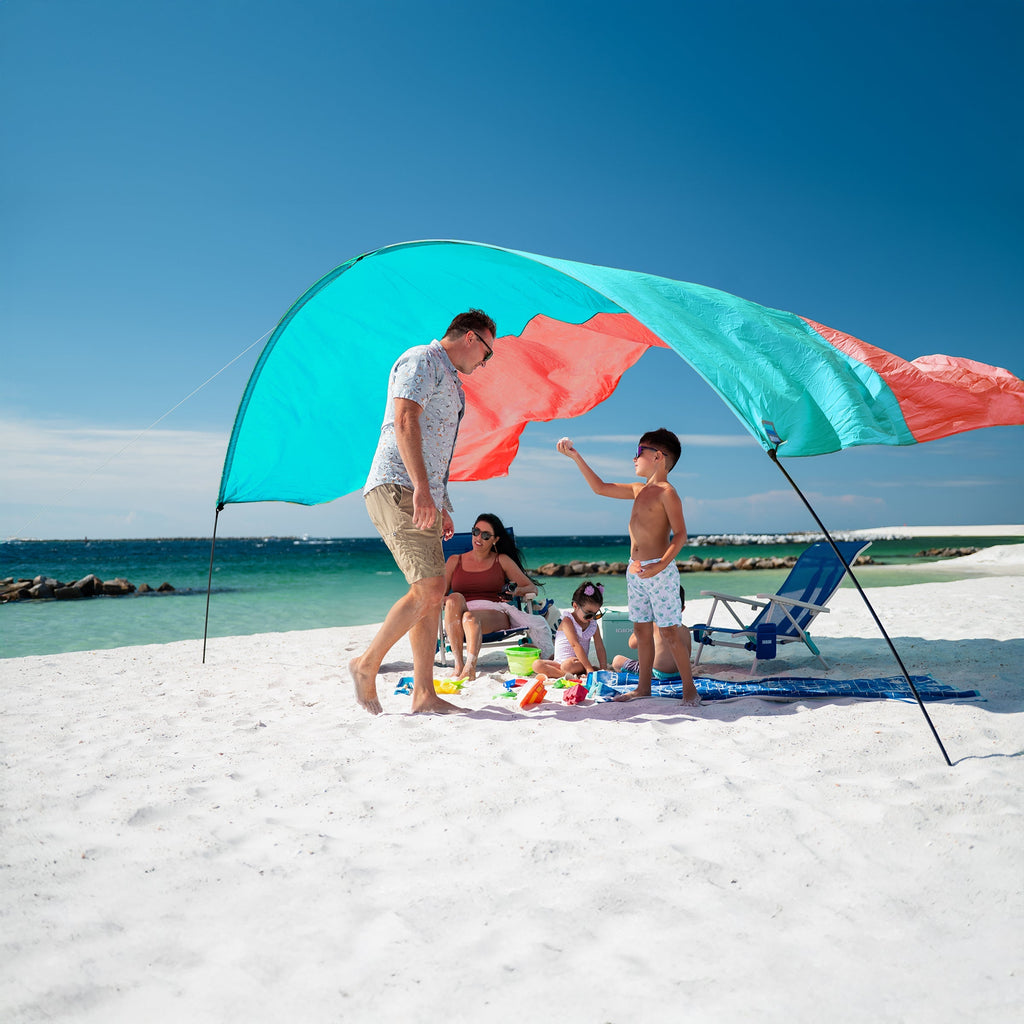 Shibumi Shade with Wind Assist - Sea Glass