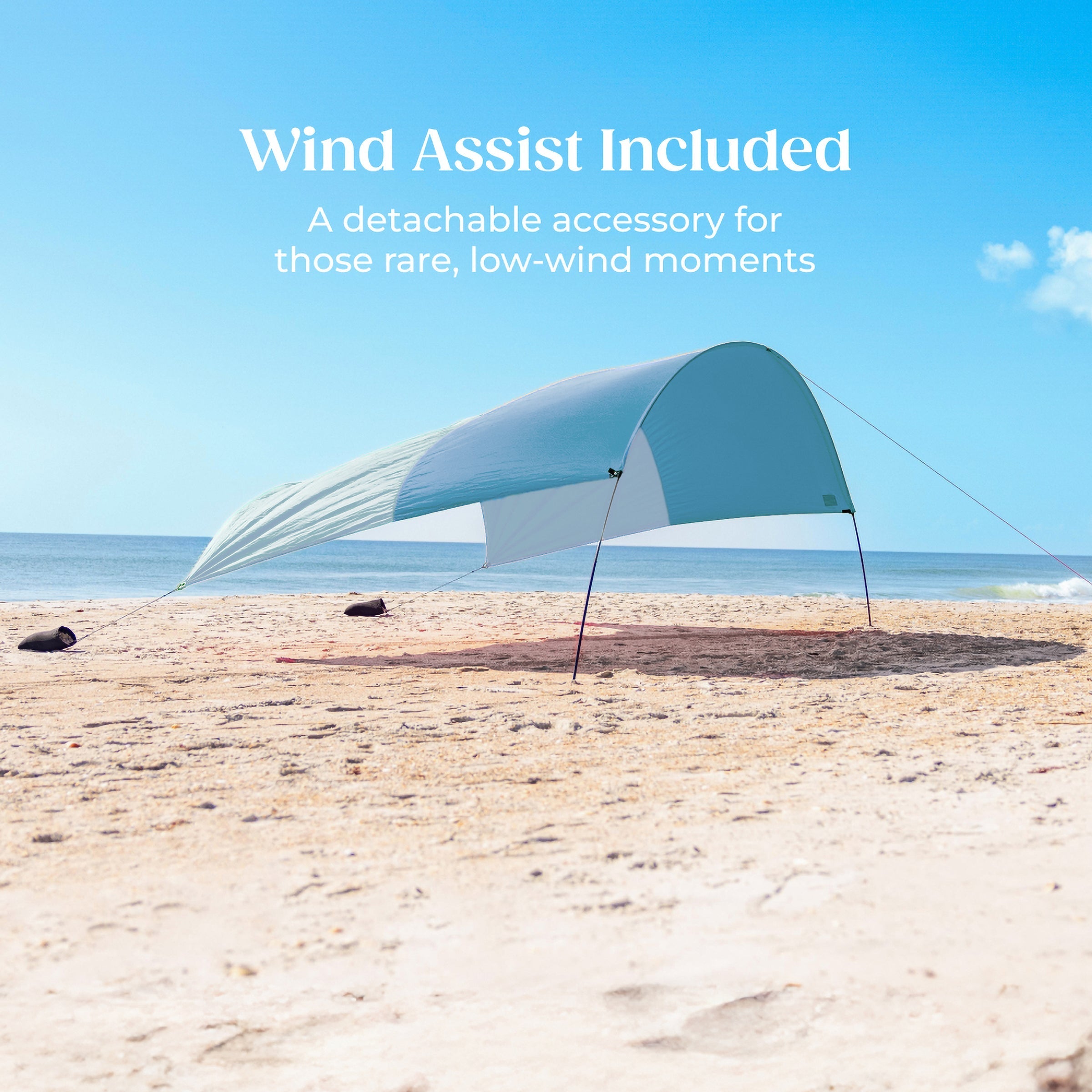 Shibumi Shade with Wind Assist - Summer Sky
